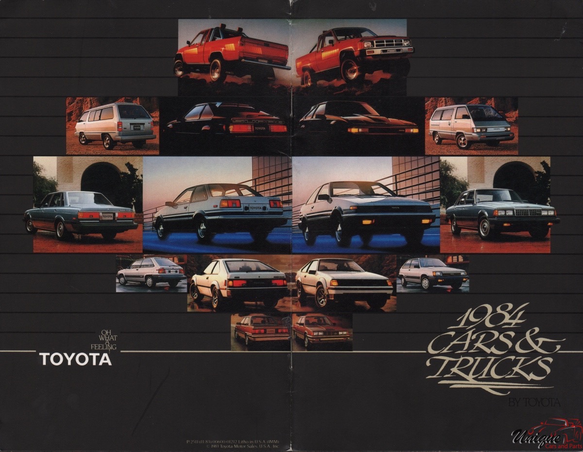 1984 Toyota Full-Lineup Brochure Page 8